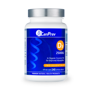 CanPrev D3, 2500IU, 240 Softgels