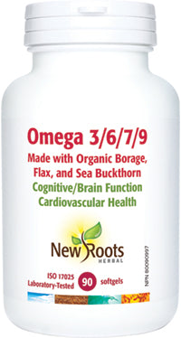 New Roots Omega3/6/7/9, 90 softgels