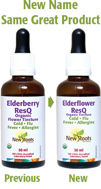 New Roots Herbal Elderberry ResQ Organic Tincture 50ml