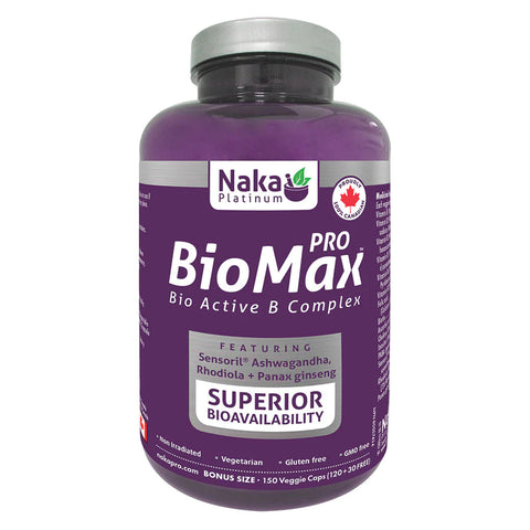 Naka Platinum Pro BioMax B Complex 150 VCAP