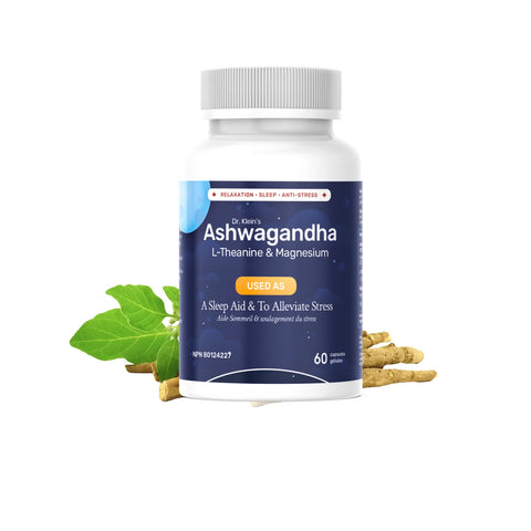 Dr Klein's Ashwagandha L-Theanine & Magnesium, 60 capsules