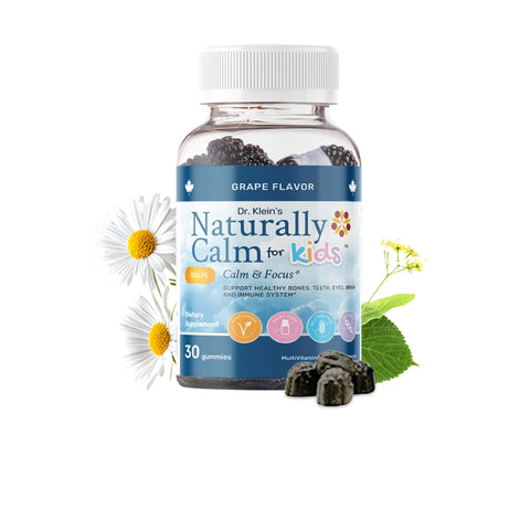 Dr. Klein's Naturally Calm for Kids, Grape, 60 Gummies