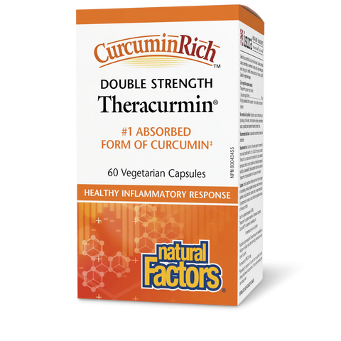 Natural Factors Double Strength Theracurmin® CurcuminRich™, 60 Caps.
